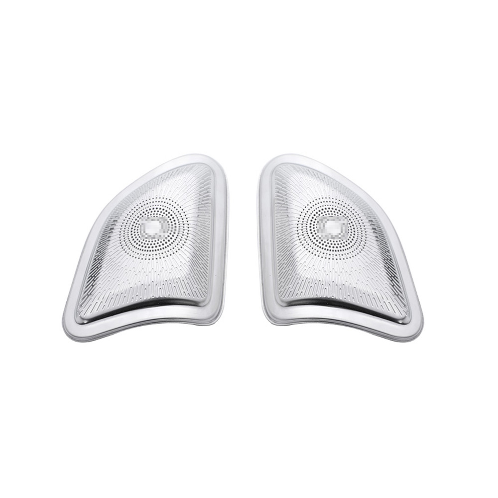 Car Stainless Steel Door Tweeter Speaker Cover Decoration Trim for Mercedes-Benz GLE350 W167 GLE450 Coupe 53 AMG 63 AMG GLS450 X167 580 2020-25 Interi
