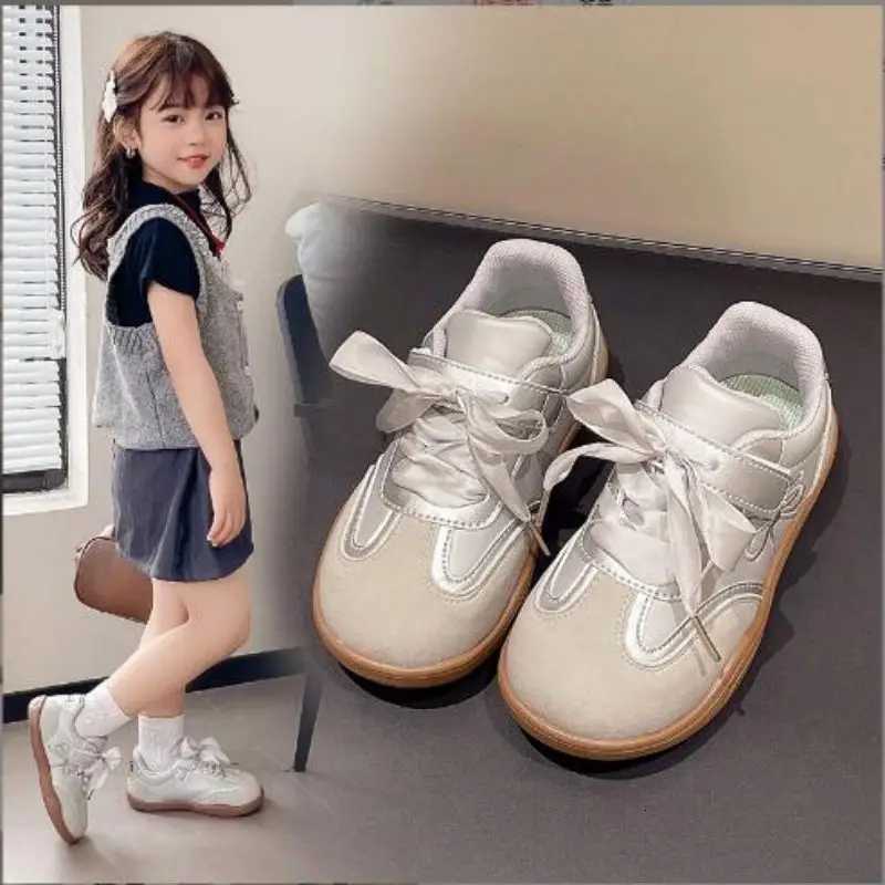 Childrens Casual Autumn 2025 Embroidered Bow Sports Fashionable Running Shoes For Little Girls Y251011 XJ260303
