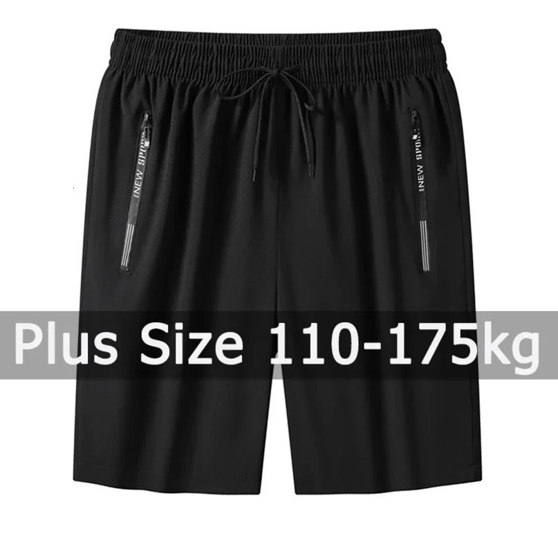 Pack of 123 Men Sweatpants 110175kg Plus Size 1XL7XL Casual Shorts Loose Elastic Waist Sport Pants Running Fitness Gym 250214