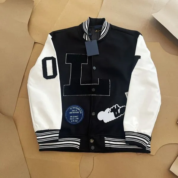 Letterman Jacket L Vintage Bomber Coats 11 Letter Embroidery Autumn Men Baseball Jackets Hip Hop Loose Varsity 30cz lvse jacket c57