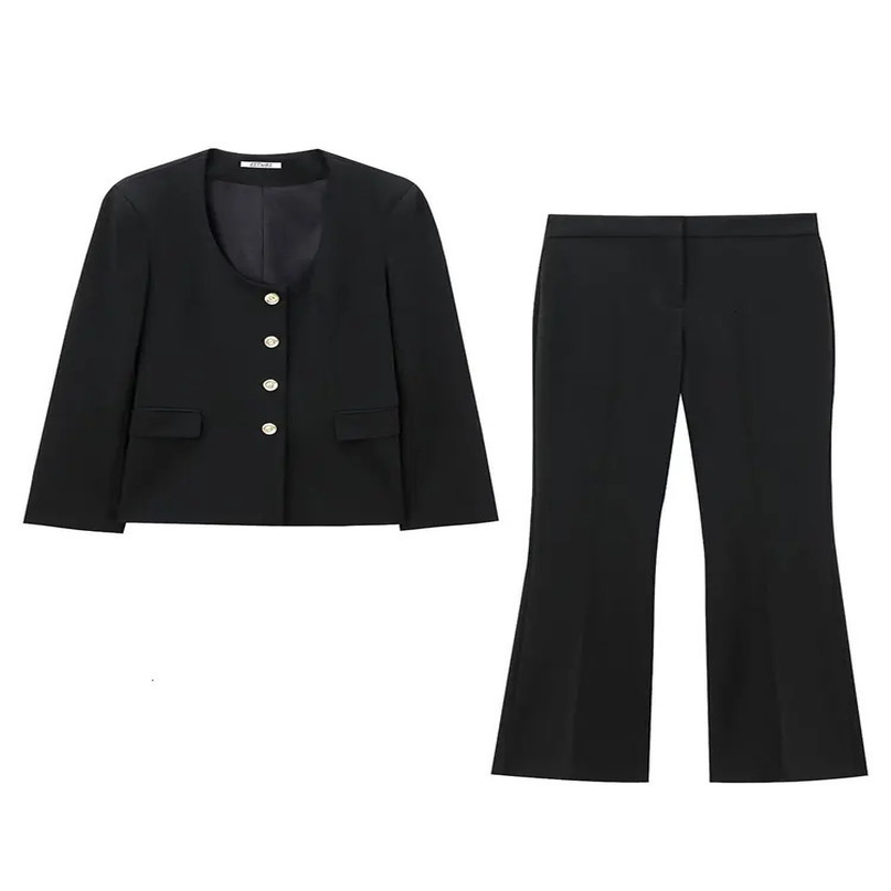 Home>Products>Traf Autumn Womens Wear>Womens Fashion Mens Long Sleeve Jacket>Street Wear>Bell Bottom Set>Pants 241115