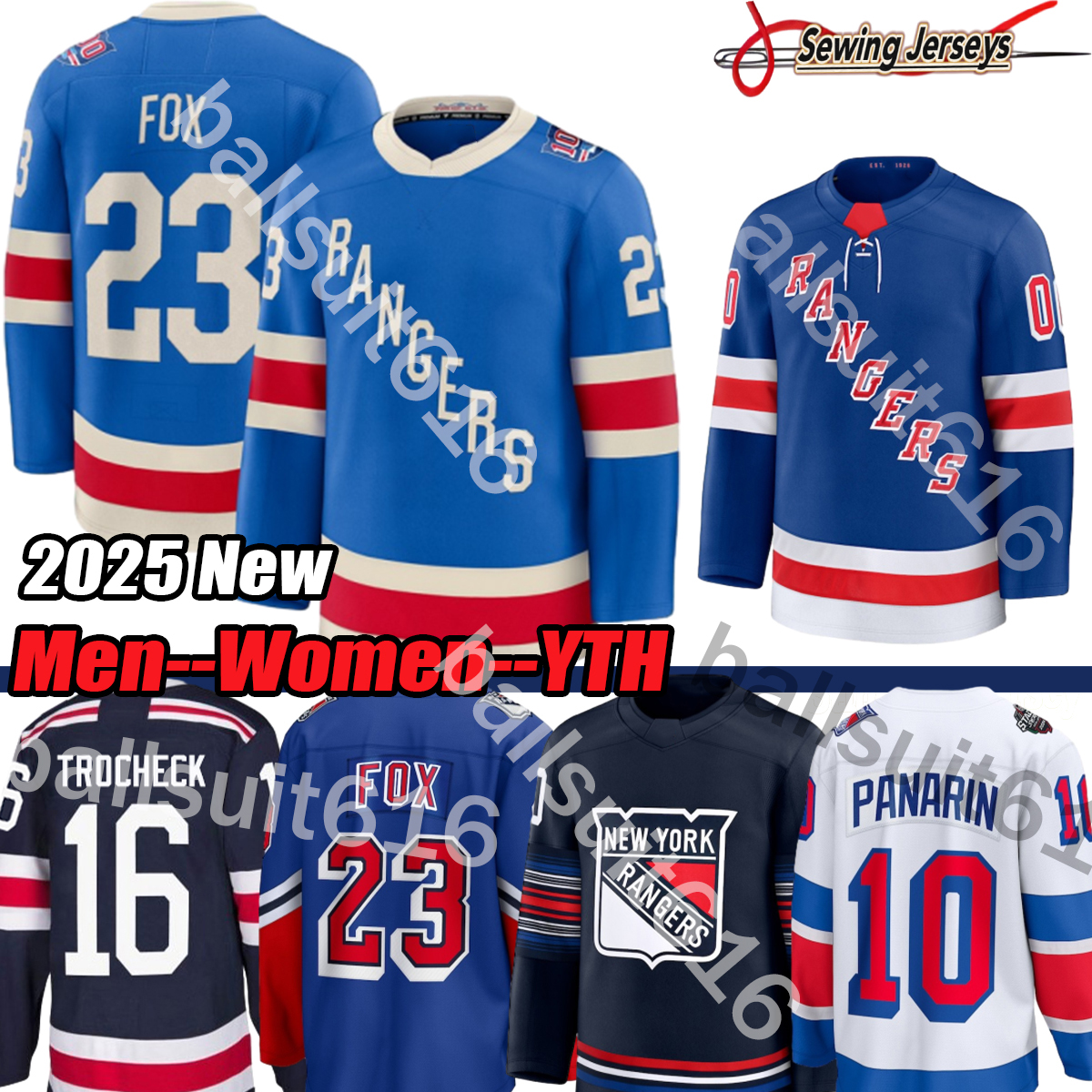 new yorkcity Hockey Jerseys Ranger jersey #10 Artemi Panarin #93 MikaS ZibanejadS #23 Adam Fox #31 Igor Shesterkin Stadium Series Jerseys