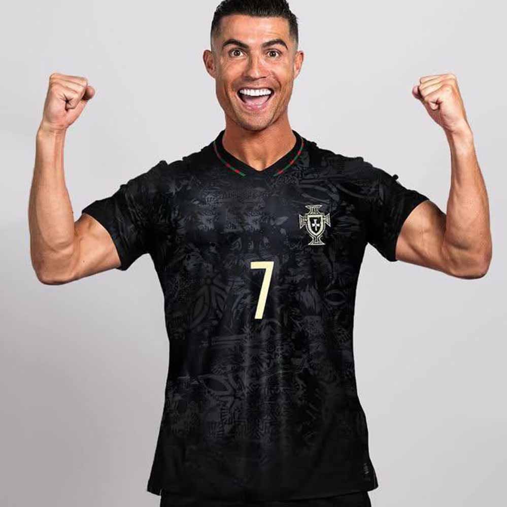 2026 2027 Portugal Ronaldo black soccer jersey Ruben Portuguese Bernardo FERNANDES JOAO FELIX football shirt men pre match maillot camisa uniforms