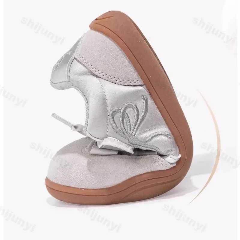 Children Casual Kids Board Four Seasons Fashion Antislippery Versatile Chic Sweet Bowtie Sneakers Training Shoes H260130