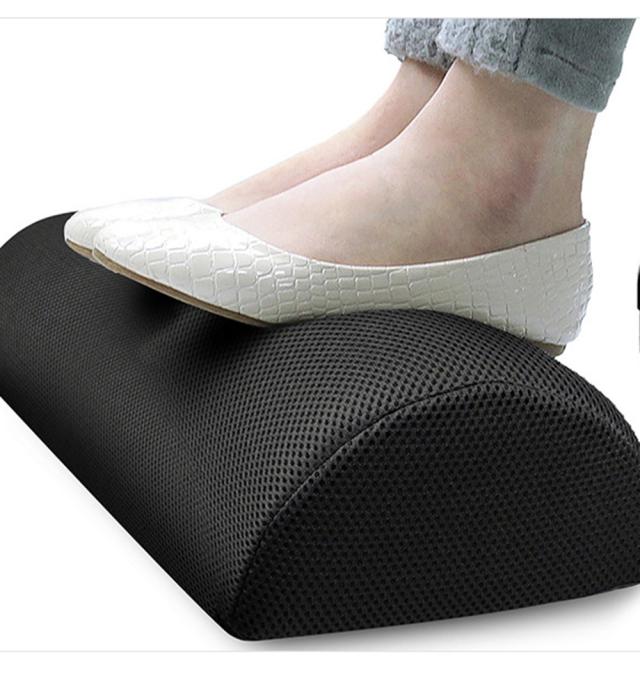Epacket Footrest Pillow Under Desk for Office High Density Sponge Ergonomic Foot Rest Cushion1896804