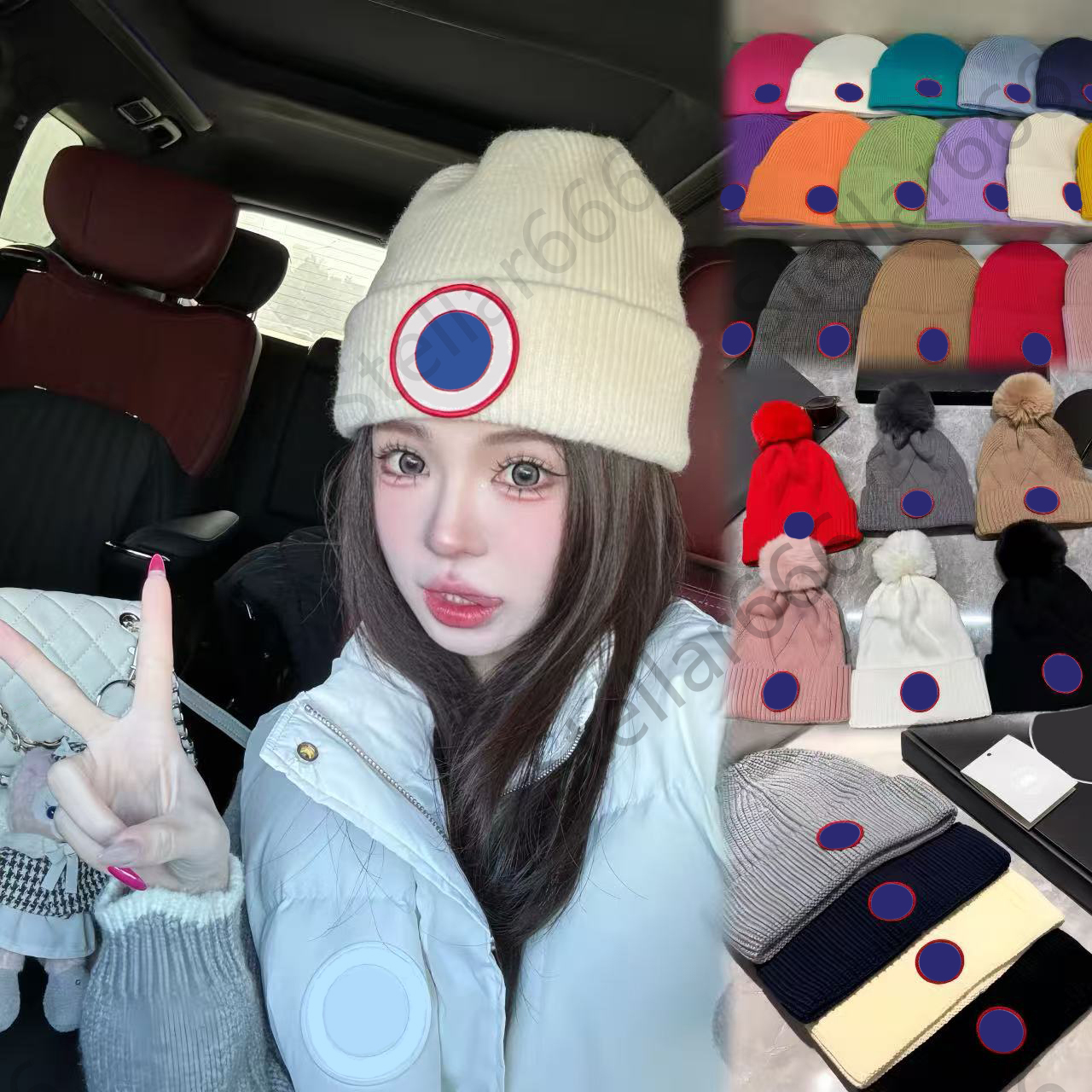 Canada Fashion beanie men bonnet women winter hat spring outing warm knitted beanies hot style craft cap classic bonnet girl boy mutze woman High quality 2025