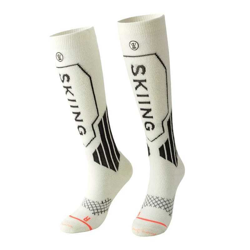 Merino Wool Thermal Socks Long Tube Outdoor Sports Thermal Socks Skiing Hiking Ski Mountaineering Sports Socks for WomenW251011