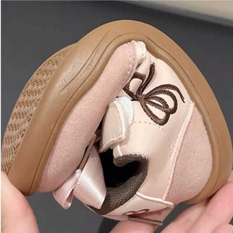 Childrens Casual Autumn 2025 Embroidered Bow Sports Fashionable Running Shoes For Little Girls Y251011 XJ260303