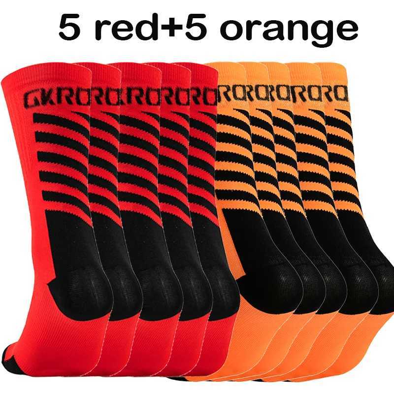 GKRQ 10 Pairs Unisex Cycling Socks Ankle Length Sports Tab Socks for Men WomenW251011