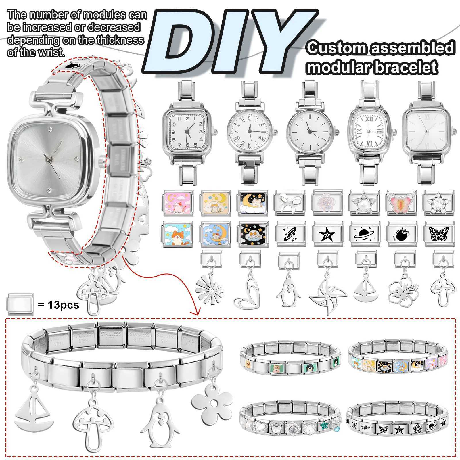 1PC High Quality Men Womens Stainless Steel Round Simple Watch Bracelet Bangle For Friend Wife Birthday Gift DIY Jewelry Y251011