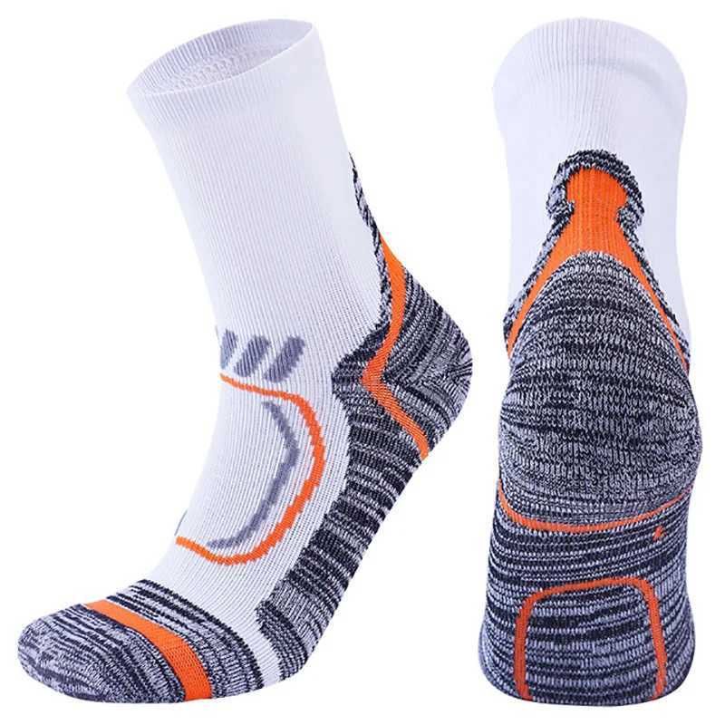 USHINE Outdoor Trekking Socks Sports Basketball Socks Antislip Thermal Bicycle Socks Winter Climbing SocksW251011