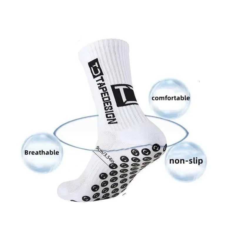 High Quality WearResistant Football Socks Soft Breathable Thick Sports Socks Adhesive Anti Slip Sweat Absorbing Football SocksW251011