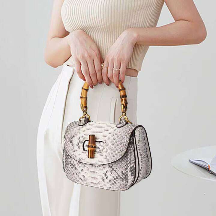 Women's Trendy Custom Exotic Small Genuine Snakeskin Snake Skin Women Shoulder Crossbody Bags