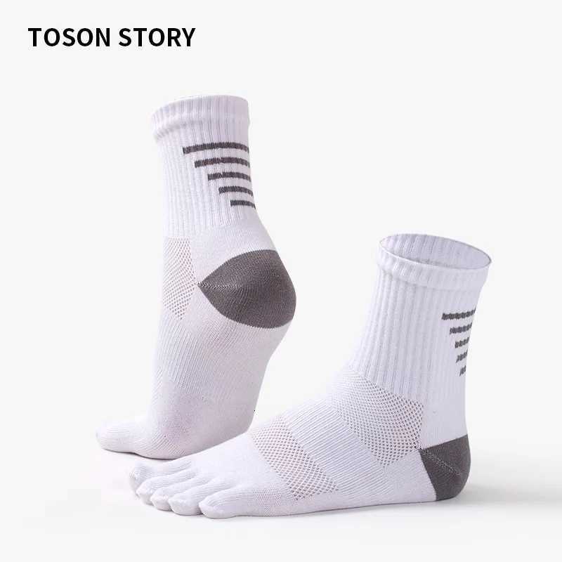 Fivefinger Women Autumn Elastic Sports Split Toe Socks Sweat Absorbent Breathable Soft Cotton Socks Women Fitness Sweat SocksW251011
