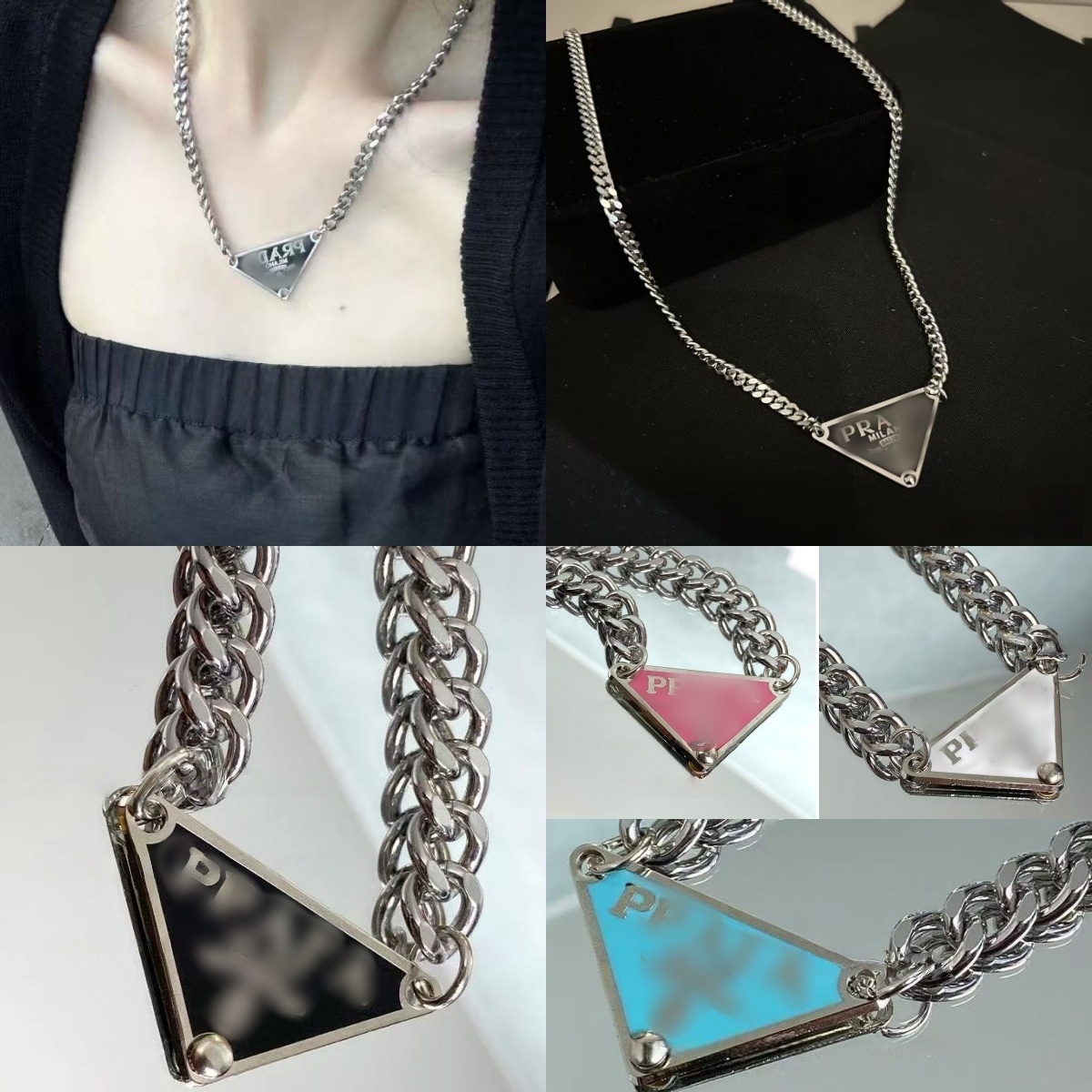Designer Necklace Fashion Classic necklaces mens womens Tassels Inverted Triangle Pendant Party Wedding High Quality Jewelry Accessories