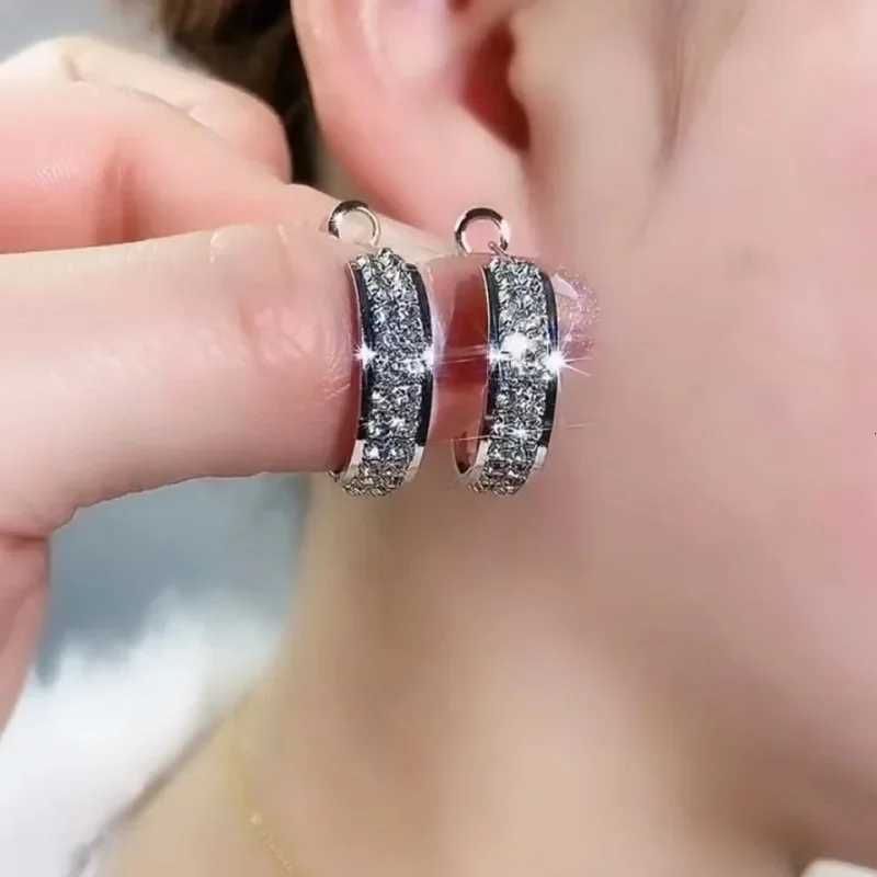 Jewelry for Wen Moissanite Hoop Earrings for Wen Engagement Wedding Earrings Party Anniversary Vntines Day Gift Jewelry X251011