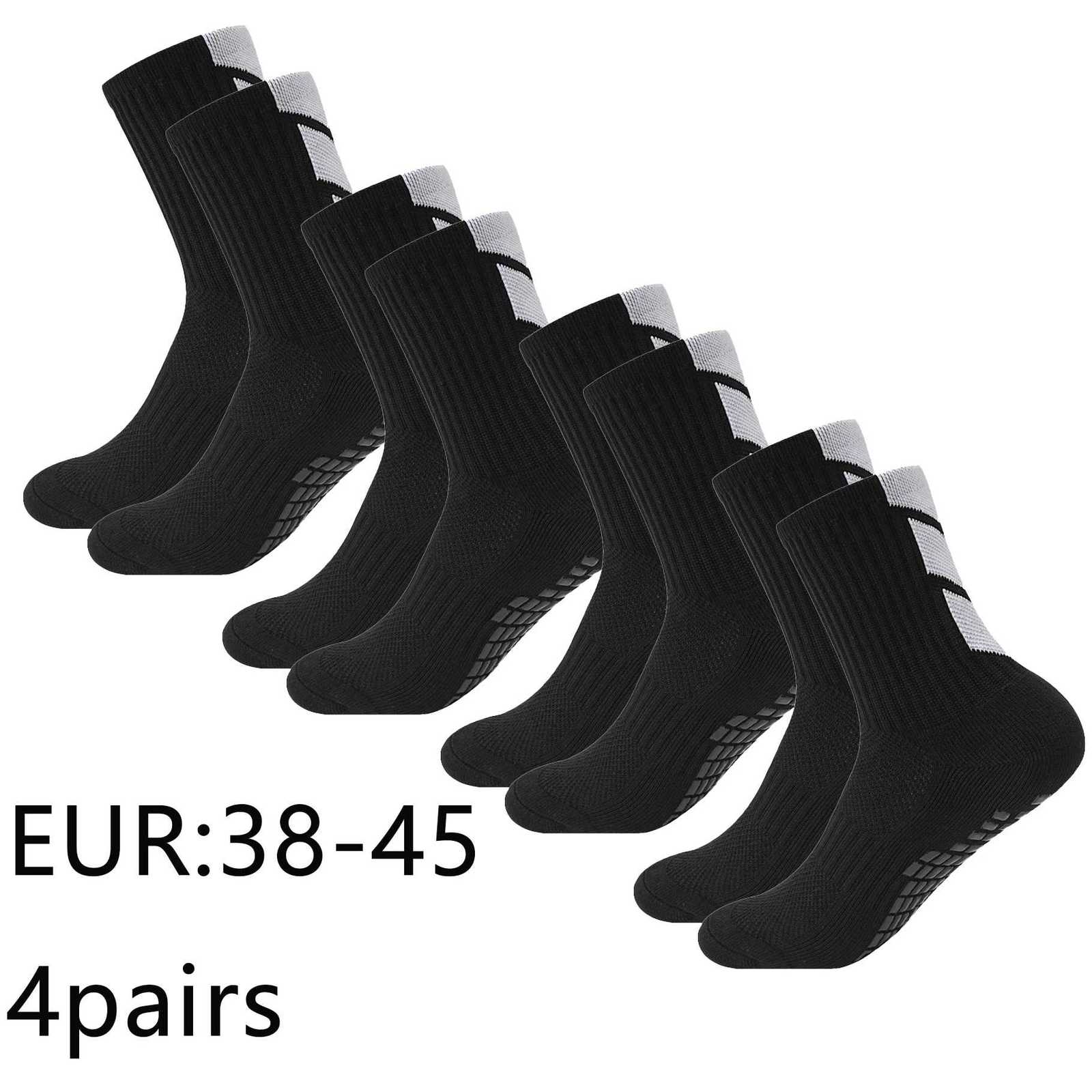 5 pairs size3845mid tubegluedfootball socksfor sports training andcompetition non slip and breathable socks basketballW251011