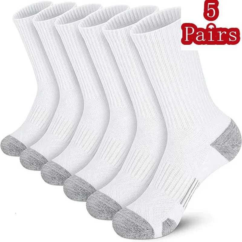 5 Pairs of HighQuality Mens Outdoor Cycling Running Socks Comfortable and Soft All Season Oversized Mens Sports Socks SetW251011