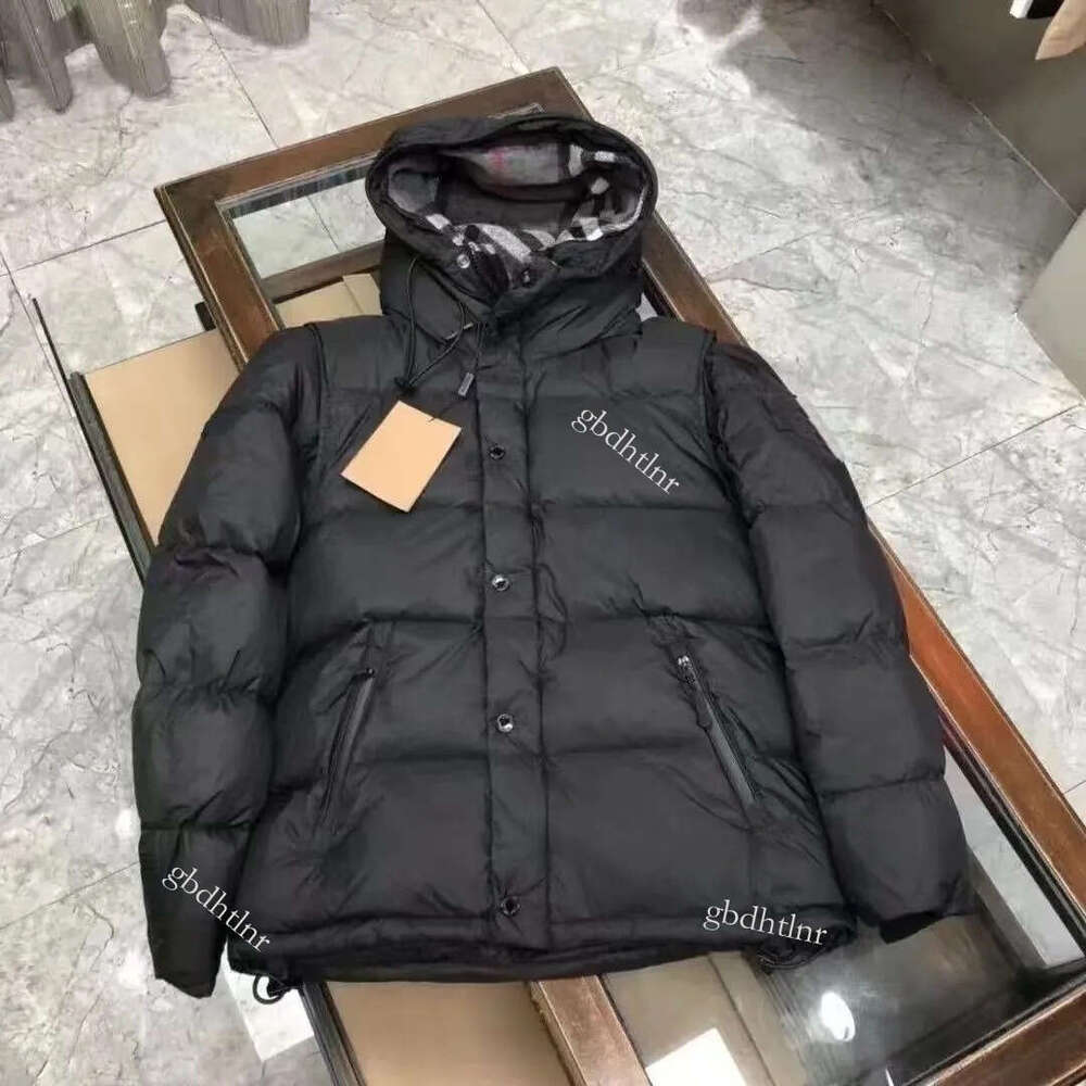 Burburryly Puffer Jacket Designer Jacket Winter new Mens Burbureys r Coat fashion Burrburry Hooded burrberrry Jacket thick down Jacket Men Women b1d