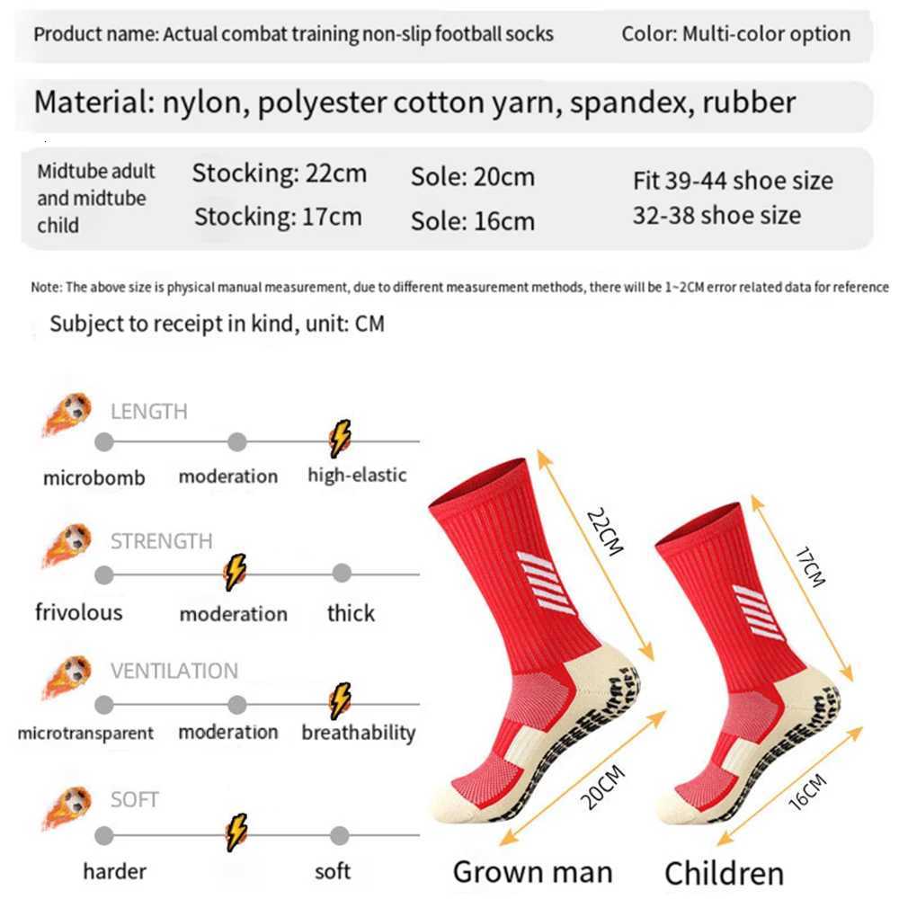 1 Pairs New Men Women Athletic Non Slip Soccer Socks Cushioned Breathable For Outdoor Sport Running Yoga Basketball SocksW251011