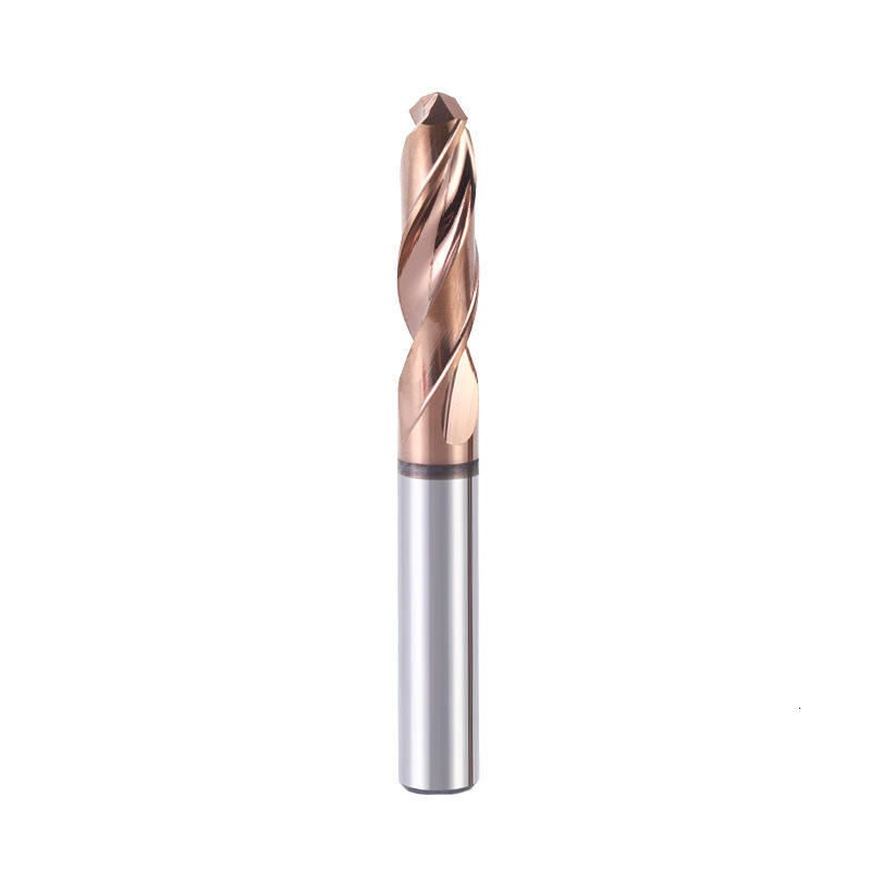 AHNO SP-X 3D High-Speed Tungsten Steel Carbide Internal Cooling Drill Bit with Fixed Shank and Water Outlet