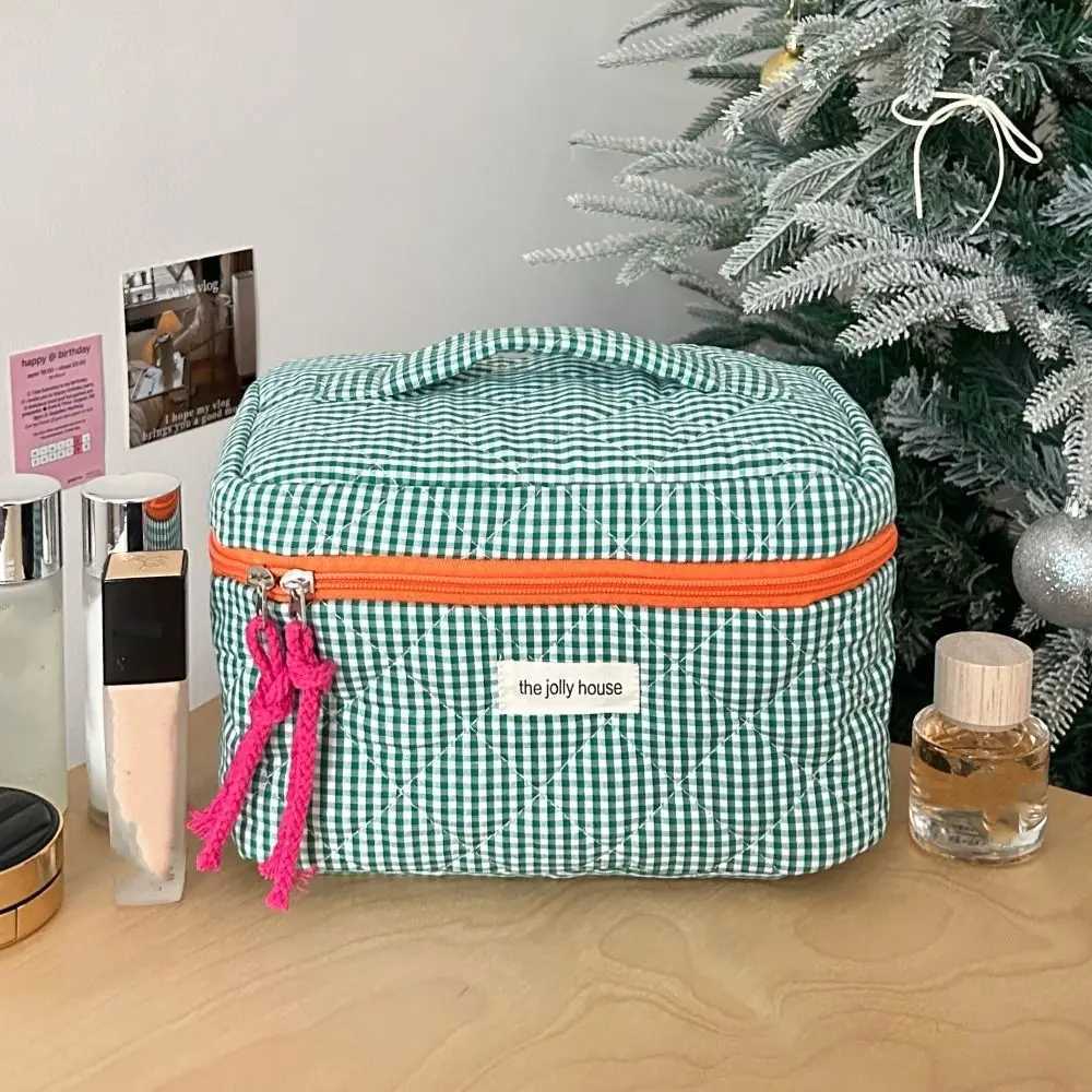 Colorf Makeup Bag Large Capacity Cosmetic Organizer Pouch Fi Jewelry Handbag Portable Travel Storage Bag Toiletry Handbag D251011