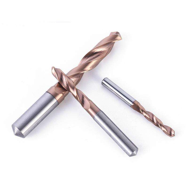 AHNO SP-X 8D High-Speed Tungsten Steel Carbide External Cooling Drill Bit with Fixed Shank and Water Outlet