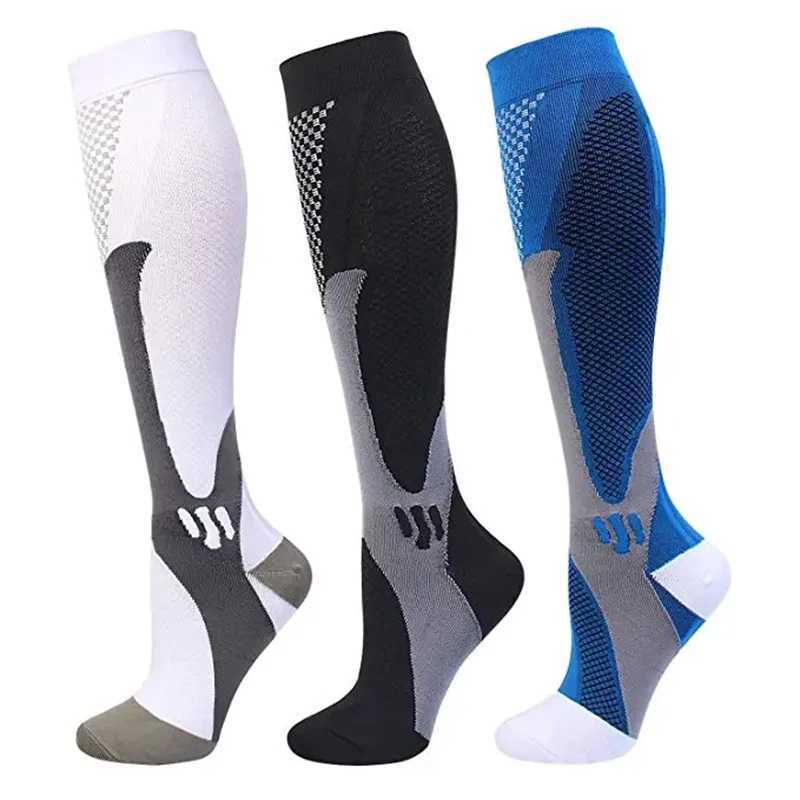 Running Compression Socks Varicose Veins Football Basketball Hiking 2030mmhg Sports Socks Diabetes Edema Pregnancy Nurse SocksW251011