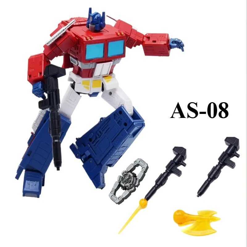 Newly launched Transformation AS TOYS AS08 AS08 AS08S AS08S OP Commander KO SS86 Classic Animation Moving Robot Collect ModelJ251011