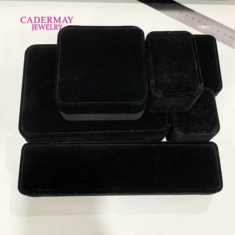 Cadermay 1ct 2ct 3ct 4ct D VVS1 Moissanite Diamond 3 Prongs Martini Earrings Stud 925 Sterling Sliver Earrings For Wen Gift X251011