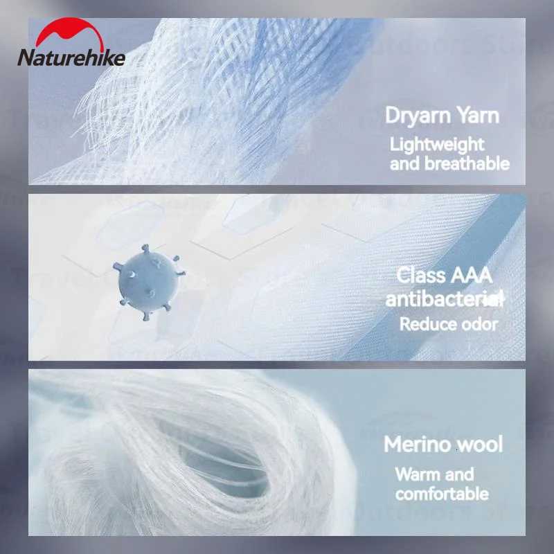 Naturehike Clash Of Colours MidCalf Socks Warm Hiking Leisure Outdoor Sports Running AntiBacteria Deodorant Straight SocksW251011