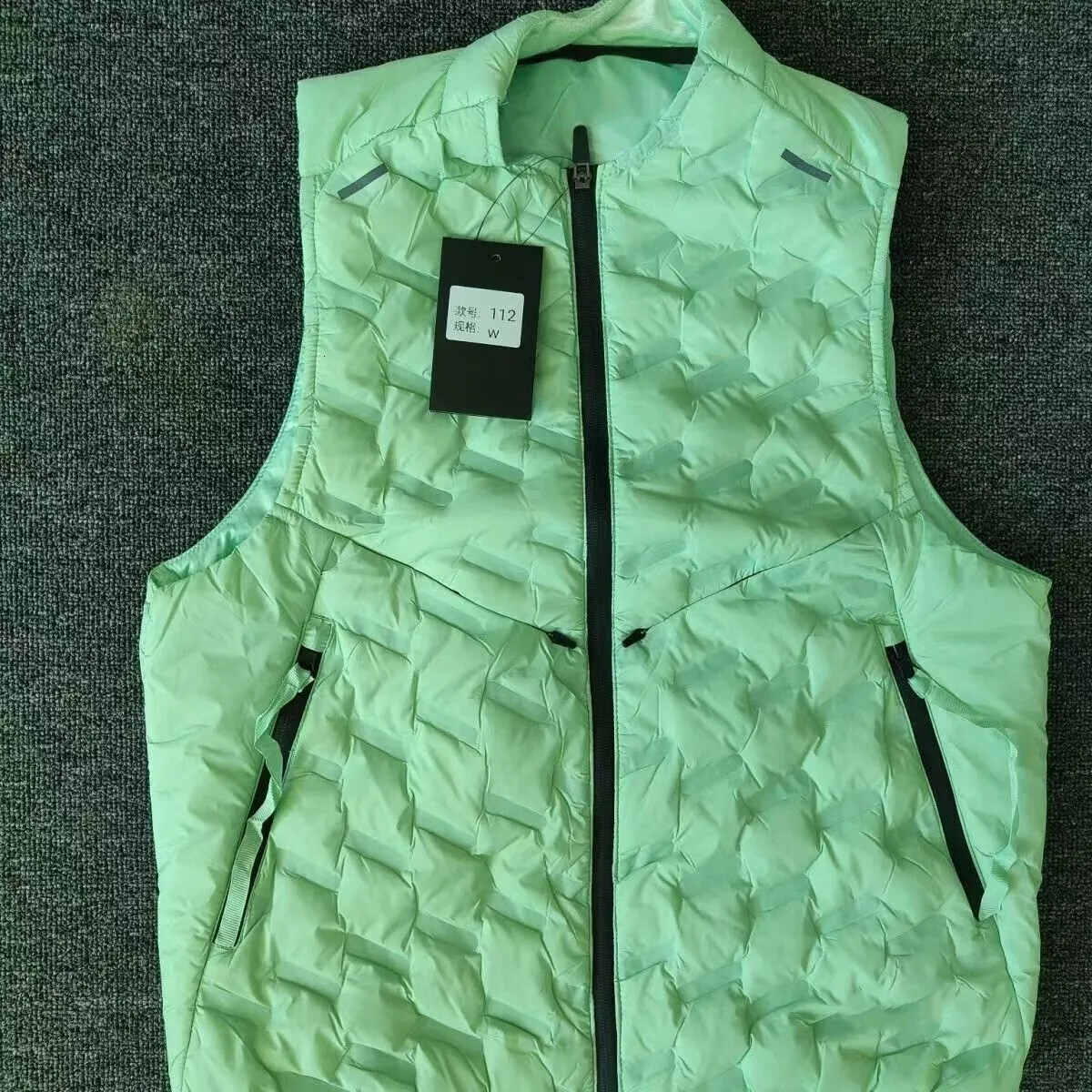 Men's sports sleeveless jackets vest warm gilet designer spring winter coat running jogger sport waistcoat outdoor down puffer jacket green gym tank thick parka