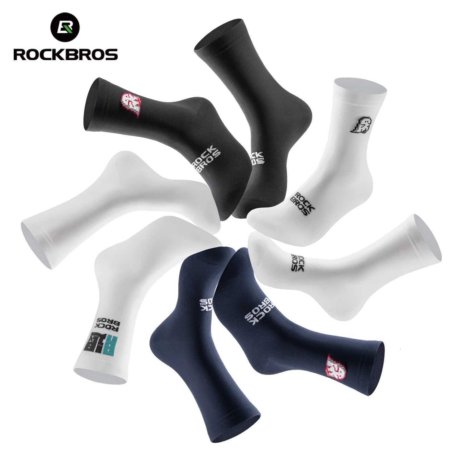 ROCKBROS Cycling Socks Breathable nylon Nondamp Socks Skinfriendly Bike Sport Socks Outdoor Moistureabsorbing SocksW251011
