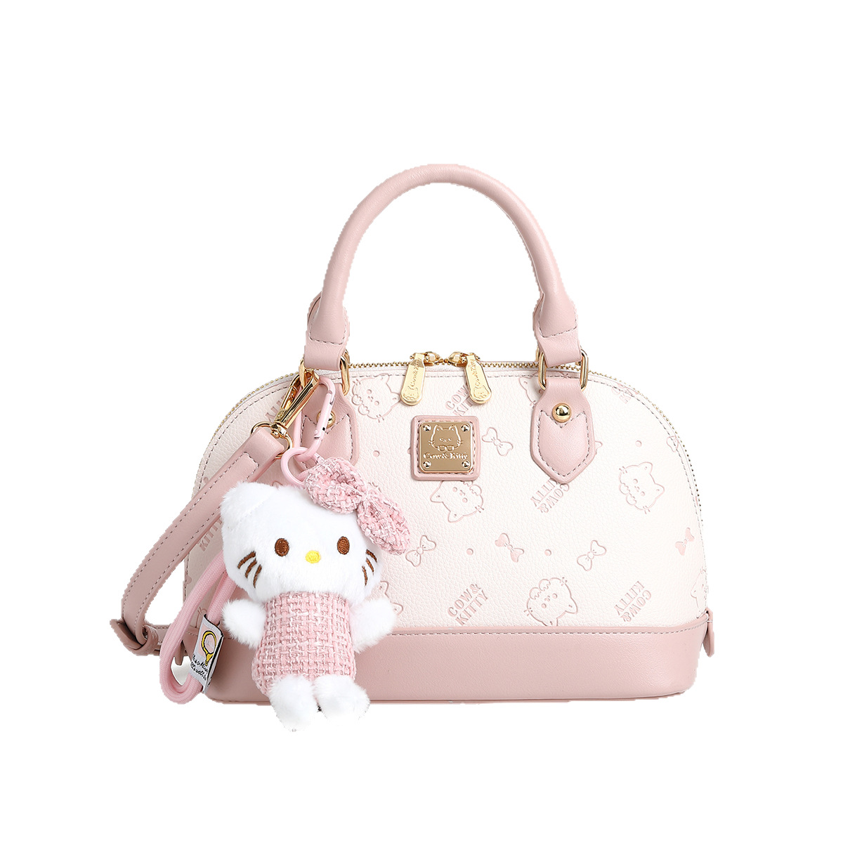 Cow & Kitty designer bag hot free shipping 2025 New Printed Shell Bag Versatile Trendy Cute Handbag for woman