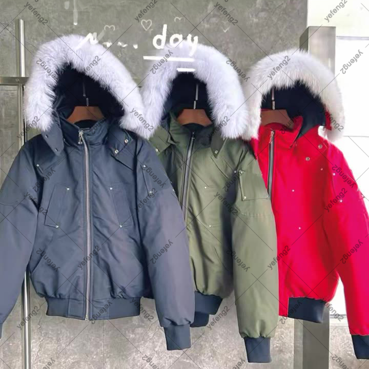 mens down parka bomber Jacket wyndham doudoune moose coat zipper parkas puffer coat men womens Winter jacket
