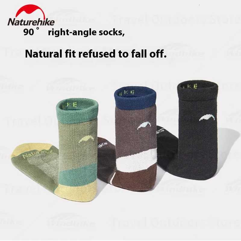 Naturehike Coolmax Sports Socks QuickDrying Outdoor Running Hiking Breathable MidCalf ShortCalf Antibacterial Mens SocksW251011