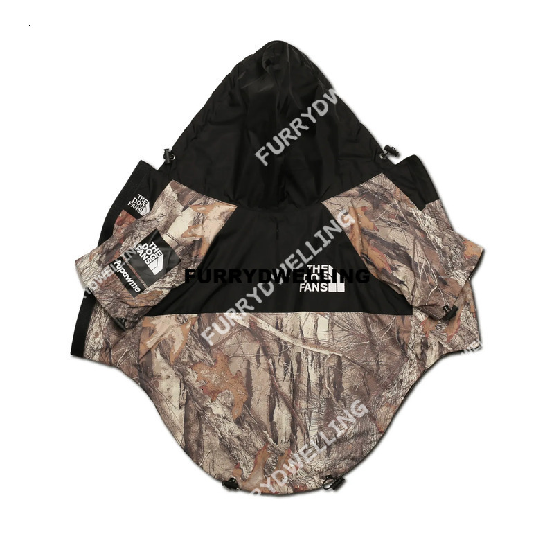 Raincoats Outdoor Jacket, Waterproof Windproof, Warm Breathable, Fashion Trend Dog Clothes With Leash Dwe74 Hole For Small, Medium And Large Dogs XXXL A309