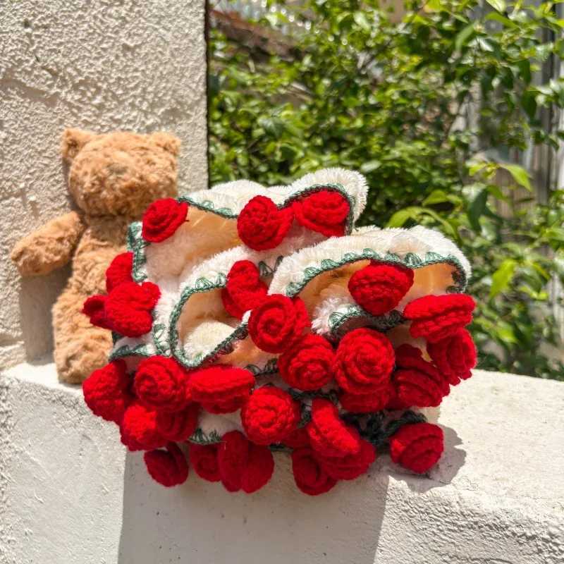 Romantic Rose Bouquet Blanket Floral Soft and Lightweight Throw Couch Blanket Gifts for Mom Birthday Valentines Day Home Decor C251011