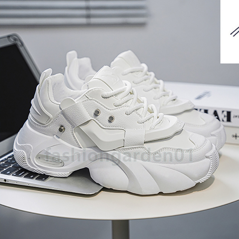 Versatile Designer Shoes Fashion mens shoes White Black runners sneakers Shock-absorbing Elevated Supportive Thick-soled trainers Size 39-46
