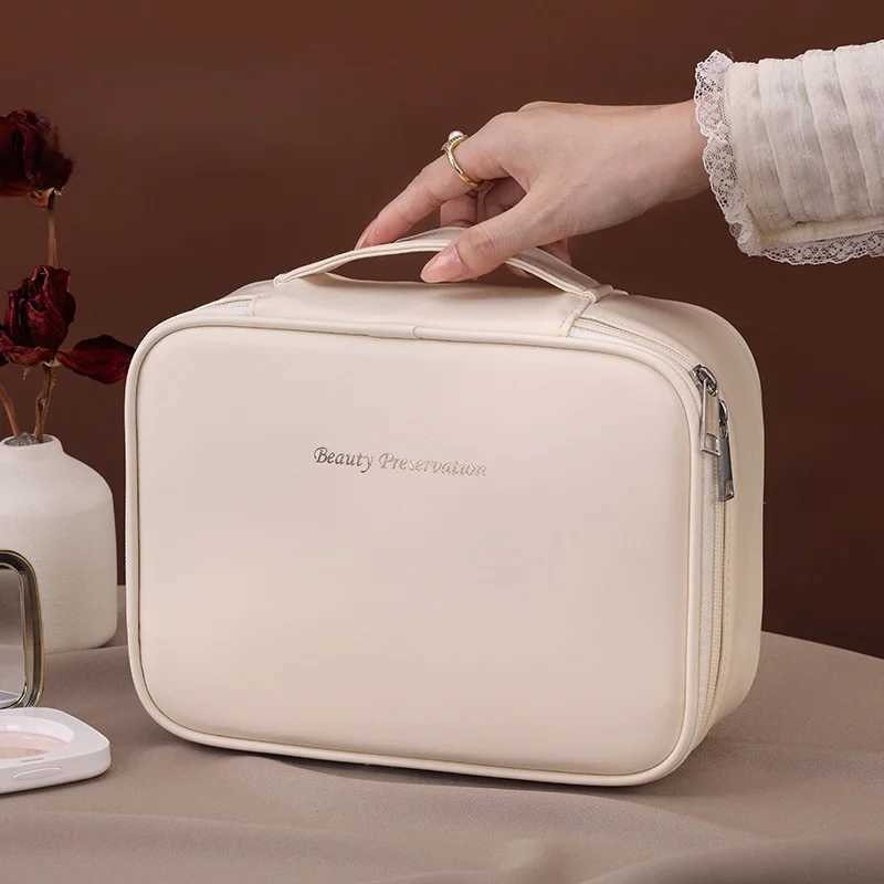 New Fi Wens Cosmetic Bag Portable Storage Bag Large Capacity Luxury Makeup Bag Travel Organizer Essentials Toiletry Bags D251011
