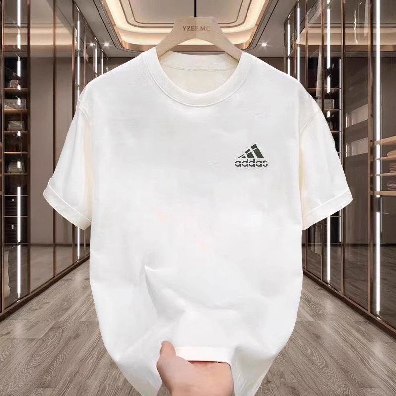 Foreign Trade Big Brand Cut Label Discount Clearance Short Sleeve Designer Hoodie T-shirt Unisex Summer Designer Shirt Fashion Brand Versatile Loose C