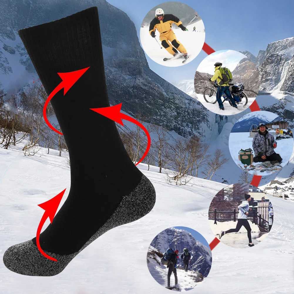 15Pairs Winter SelfHeating Stockings Thermal Heated Socks Soft Elastic Thicken AntiSlip Sock For Unisex Outdoor Ski Tube SockW251011