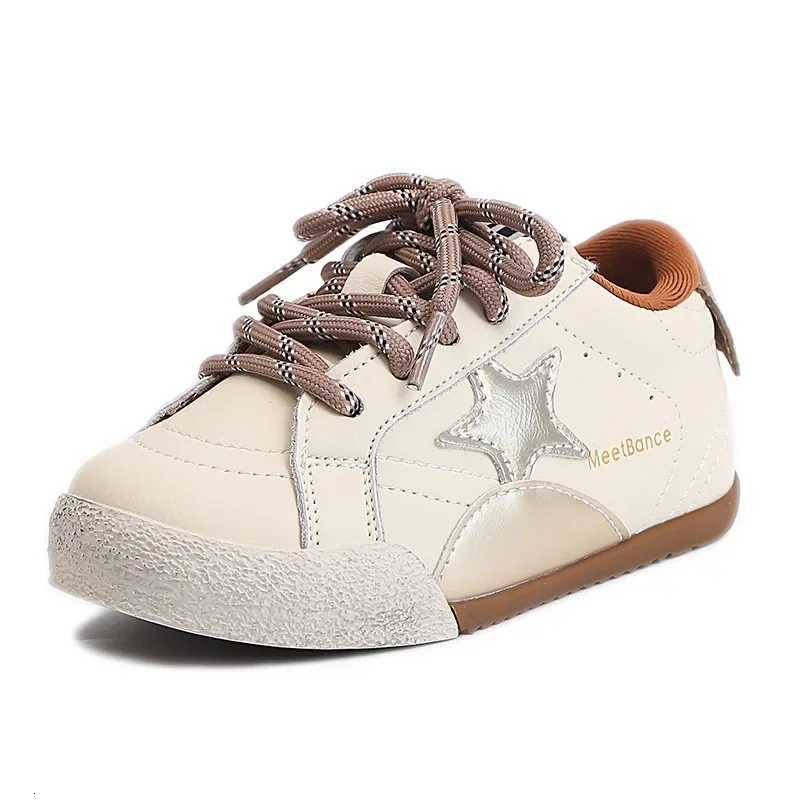 Childrens Spring Autumn Fashion Board Girls Simple Soft Soled Casual Shoes Boys Star Front Lace Up Versatile Kids Sneakers Y251011 XJ260303