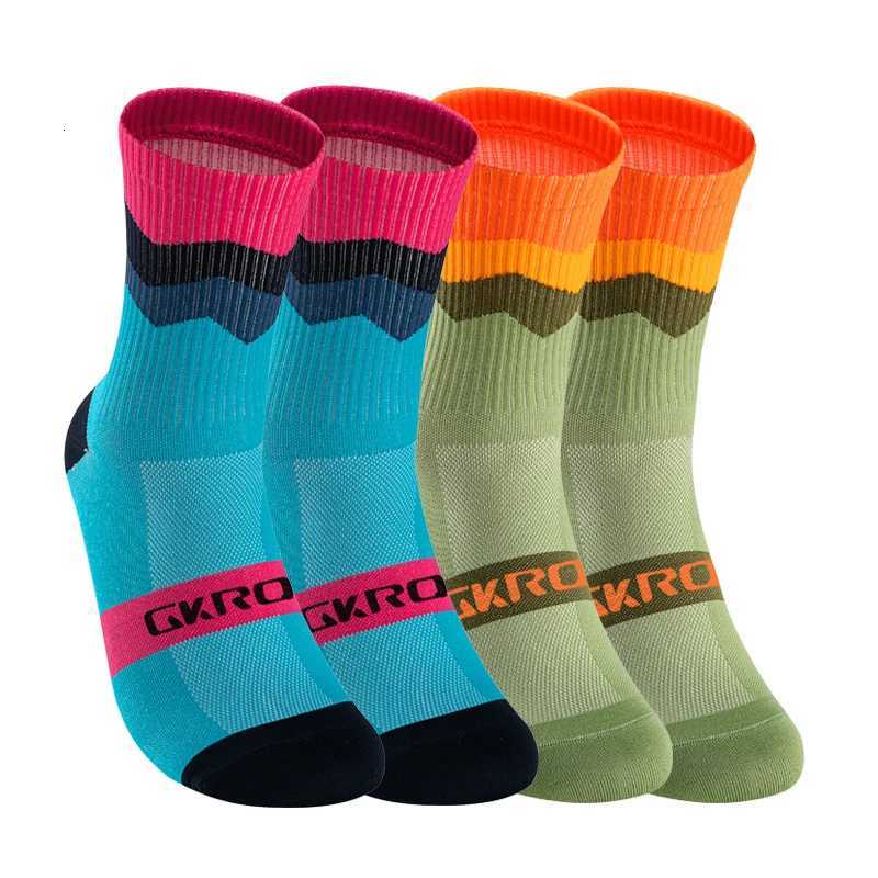 4 Pairs Bike Socks Men Nurse Compression Cycling For Women Mtb Guard Socks Stockings Sport Grip Barre SocksW251011