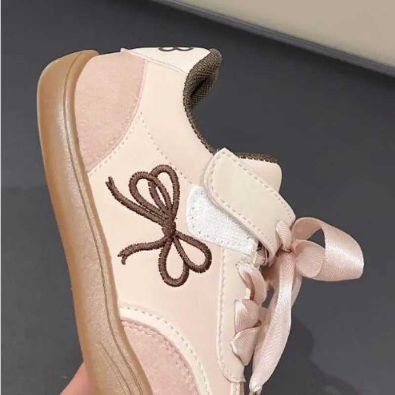 Childrens Casual Autumn 2025 Embroidered Bow Sports Fashionable Running Shoes For Little Girls Y251011 XJ260303