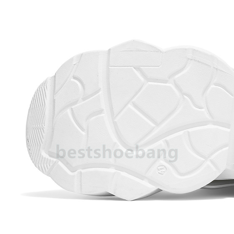 Designer Shoes Casual Sneakers White Black Trendy Versatile Durable Extra-Large Mens Height-Increasing Dad Shoes Size 39-46