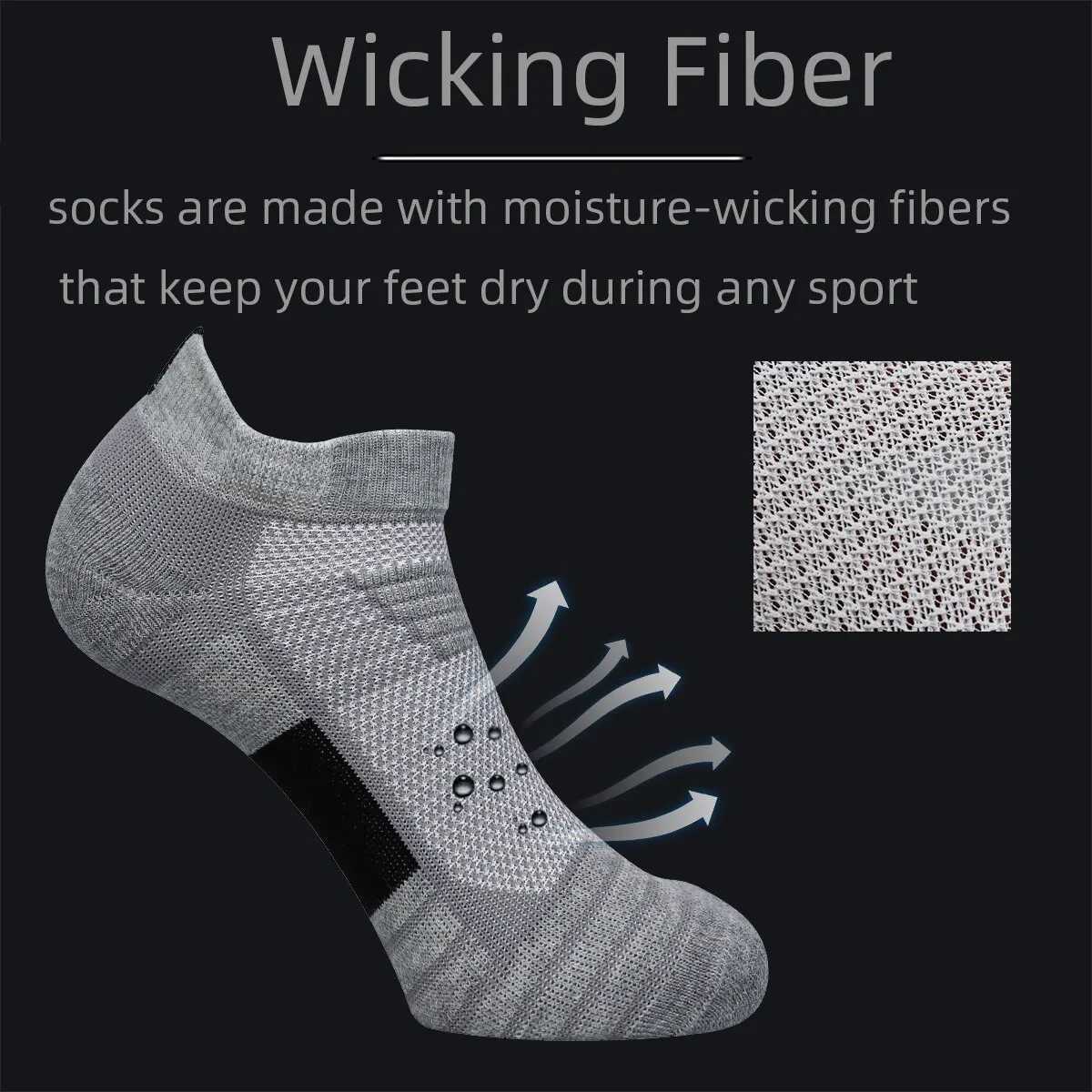 3 Pairs Sports Socks Men Women Short Running Socks Performance Ankle Cushion Wearresistant Anti Slip Basketball Casual SocksW251011