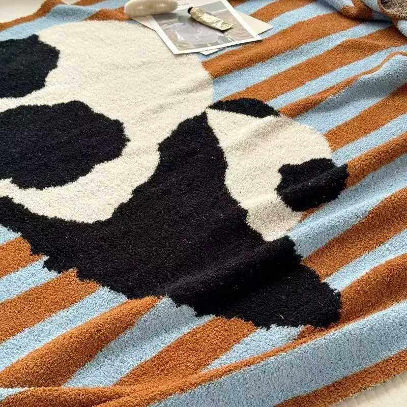 panda blanket Childrens Day gifts convenient office nap blanket Soft and comfortable house blanket Camping blanket C251011