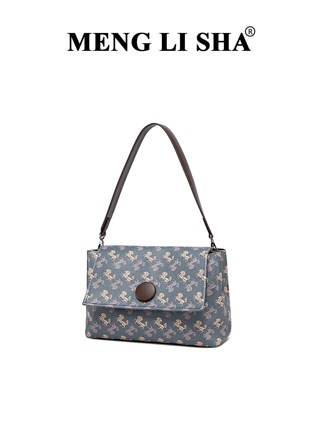Niche high-end printed one-shoulder underarm tote bag for women trendy 2025 new style large capacity for commuting handbag and crossbody bag