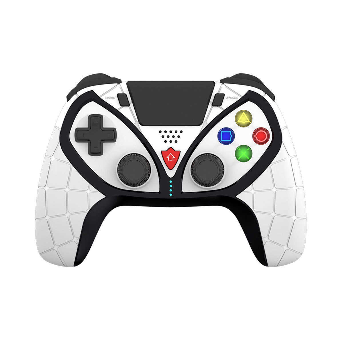 IPG Spider-Man PS4 Programmable Button Motion-Sensing Wireless Bluetooth Controller for Android Phones, PS3/PC - Multi-color Controller S251011
